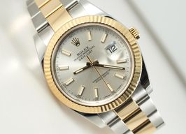 Rolex Datejust 41 126333 (2019) - Zilver wijzerplaat 41mm Goud/Staal