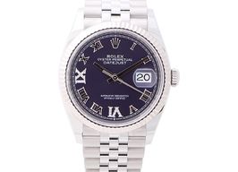 Rolex Datejust 36 126234 (2023) - Purple dial 36 mm Steel case