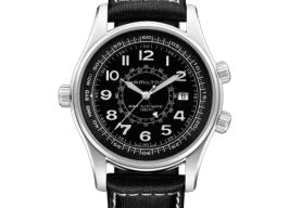 Hamilton Khaki Navy UTC H77505433 (2025) - Zwart wijzerplaat 42mm Staal