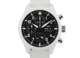 IWC Pilot Chronograph Top Gun IW389105 (2022) - Black dial 45 mm Ceramic case