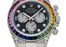 Rolex Daytona 116599RBOW (Unknown (random serial)) - Black dial 40 mm White Gold case