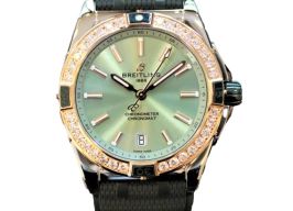 Breitling Chronomat 38 U17356531L1S1 (2023) - Pink dial 38 mm Gold/Steel case