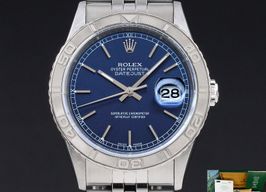 Rolex Datejust Turn-O-Graph 16264 (2002) - Blauw wijzerplaat 36mm Staal