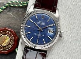 Rolex Datejust 1601/9 (1972) - Blue dial 36 mm White Gold case