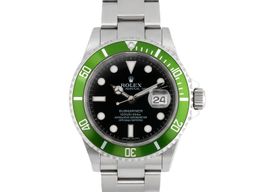 Rolex Submariner Date 16610LV (2008) - Zwart wijzerplaat 40mm Staal