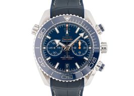 Omega Seamaster Planet Ocean Chronograph 215.33.46.51.03.001 (2021) - Blauw wijzerplaat 46mm Staal