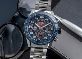 TAG Heuer Carrera Calibre HEUER 01 CAR2A1K.BA0703 (Onbekend (willekeurig serienummer)) - 45mm Staal
