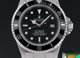 Rolex Sea-Dweller 4000 16600 (1999) - Zwart wijzerplaat 40mm Staal