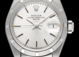 Rolex Oyster Perpetual Lady Date 69190 (1986) - Silver dial 26 mm Steel case