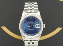 Rolex Datejust 36 16220 (1991) - Blauw wijzerplaat 36mm Staal