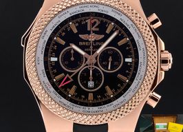 Breitling Bentley GMT R47362 (2009) - Zwart wijzerplaat 49mm Roodgoud