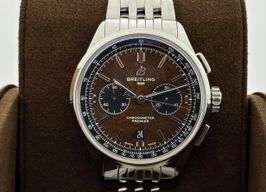 Breitling Premier AB01181A1Q1A1 (2020) - Brons wijzerplaat 42mm Staal