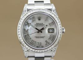 Rolex Datejust II 116334 (Onbekend (willekeurig serienummer)) - Parelmoer wijzerplaat 41mm Staal