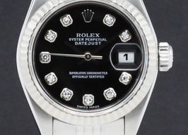 Rolex Lady-Datejust 79174 (2003) - Zwart wijzerplaat 26mm Staal