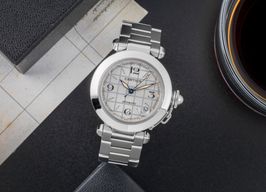 Cartier Pasha C W31023M7 (1998) - Silver dial 35 mm Steel case