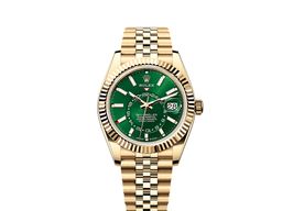 Rolex Sky-Dweller 336938 (2025) - Groen wijzerplaat 42mm Geelgoud