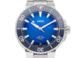 Oris Aquis Date 01 400 7769 4135-07 8 22 09PEB (2023) - Blauw wijzerplaat 42mm Staal