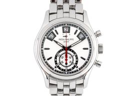 Patek Philippe Annual Calendar Chronograph 5960/1A-001 (2015) - Silver dial 41 mm Steel case