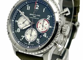 Breitling Aviator 8 AB01192A1L1X2 (2022) - Green dial 43 mm Steel case