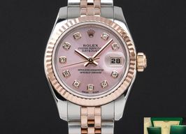 Rolex Lady-Datejust 179171 (2014) - Pink dial 26 mm Gold/Steel case