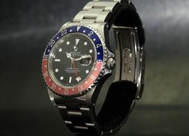 Rolex GMT-Master II 16710 (1995) - Zwart wijzerplaat 40mm Staal