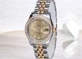 Rolex Lady-Datejust 279383RBR (2022) - Parelmoer wijzerplaat 28mm Goud/Staal