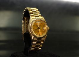 Rolex Day-Date 1803 (1962) - Orange dial 36 mm Yellow Gold case