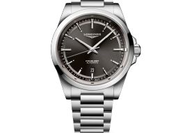 Longines Conquest L3.830.4.52.6 (2025) - Zwart wijzerplaat 41mm Staal