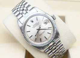 Rolex Datejust 1601 (1963) - Zilver wijzerplaat 36mm Staal