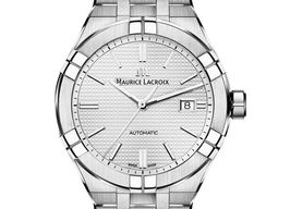 Maurice Lacroix Aikon AI6008-SS00F-130-A (2024) - Zilver wijzerplaat 42mm Staal