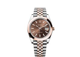 Rolex Datejust 41 126301 (2025) - Brown dial 41 mm Gold/Steel case