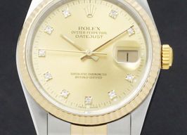 Rolex Datejust 36 16233 (1991) - Goud wijzerplaat 36mm Goud/Staal