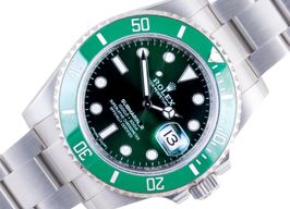 Rolex Submariner Date 116610LV (2017) - Groen wijzerplaat 40mm Staal