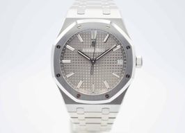 Audemars Piguet Royal Oak 15500ST.OO.1220ST.02 (2020) - Grijs wijzerplaat 41mm Staal