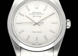 Rolex Air-King 14000 (1996) - Silver dial 34 mm Steel case