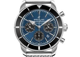 Breitling Superocean Heritage II Chronograph AB0162121C1A1 (2024) - Blauw wijzerplaat 44mm Staal