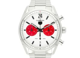 TAG Heuer Carrera CBN201M.EA0016 (2025) - White dial 42 mm Steel case