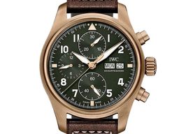 IWC Pilot Spitfire Chronograph IW387902 (2025) - Green dial 41 mm Bronze case