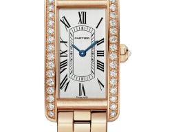 Cartier Tank Américaine WJTA0056 (2026) - Silver dial 19 mm Rose Gold case