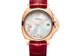 Panerai Luminor Due PAM01280 (2025) - Wit wijzerplaat 38mm Roodgoud