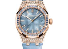 Audemars Piguet Royal Oak Selfwinding 15551OR.ZS.D344CR.01 (2025) - Blue dial 37 mm Rose Gold case