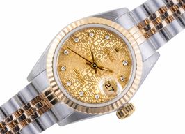 Rolex Lady-Datejust 69173 (1990) - Champagne dial 26 mm Gold/Steel case