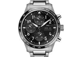 IWC Pilot Chronograph IW388304 (2025) - Black dial 43 mm Titanium case