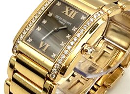 Patek Philippe Twenty~4 4910/11R-010 (2008) - Brown dial 25 mm Rose Gold case