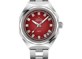 Zenith Defy 03.A3642.670/3691.M3642 (2024) - Rood wijzerplaat 37mm Staal