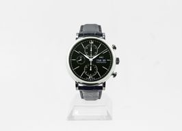 IWC Portofino Chronograph IW391029 (2025) - Black dial 42 mm Steel case