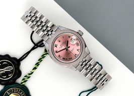 Rolex Lady-Datejust 279174 (2018) - Roze wijzerplaat 28mm Staal