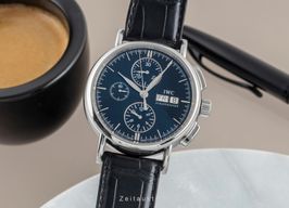 IWC Portofino Chronograph IW378303 (2010) - Zwart wijzerplaat 41mm Staal