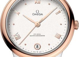 Omega De Ville 434.20.34.20.02.001 (2026) - Wit wijzerplaat 34mm Goud/Staal