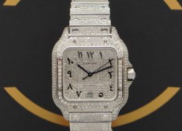 Cartier Santos WSSA0018 (2020) - Diamant wijzerplaat 40mm Staal